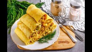 Налистники с печенкой. Рецепты домашнего приготовления