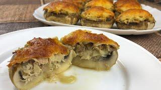 Шикарные Фарширование Грибы Шампиньоны, Готовим быстро, Легко и Просто