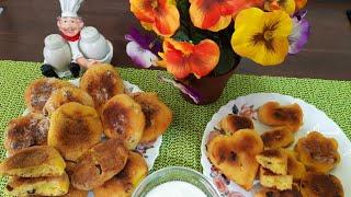 #БЕЗУМНО ВКУСНО!!!Сырники с кукурузной мукой в духовке #в гостях у бабули #????????????????