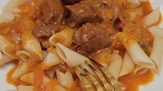????КАК Просто и Вкусно приготовить Тушёное Мясо с подливкой