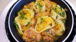 Вкусно и просто. Овощной ШТРУДЕЛЬ С КУРИЦЕЙ - из доступных продуктов.