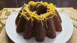 Кекс НОВОГОДНИЙ / Кекс апельсиновый с маком / Праздничная выпечка
