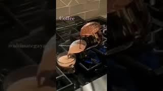 Making coffee satisfie☕????
