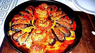 "ПАН БАКЛАЖАН" - Красивое, Вкуснейшее Блюдо в Духовке!