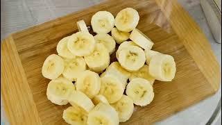 Банан с кофе Очень вкусно! Легкий тортик!