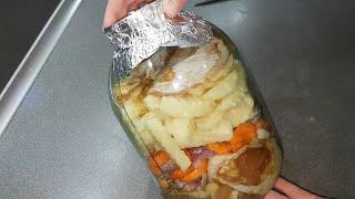 Не жарю и не варю, а готовлю в банке ужин или обед! Быстрый ужин для всей семьи!