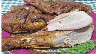 КАК ВКУСНО ПРИГОТОВИТЬ ГОЛЕНЬ ИНДЕЙКИ В ДУХОВКЕ. РЕЦЕПТ МАРИНАДА ДЛЯ МЯСА. ЧЕМ НАКОРМИТЬ МУЖА.