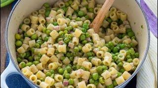 PASTA E PISELLI - Паста с зелёным горошком - итальянская кухня от Юли и Антонио