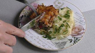 Мясная запеканка с овощами ~ сочная, много вкусов, сытная !!!
