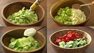 누적조회수 1100만! 밥대신 먹으면 살빠지는 쉽고 빠른 오이 요리 6가지 ????