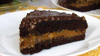 Без Духовки ☆ Очень Вкусный ШОКОЛАДНЫЙ ТОРТ СНИКЕРС ☆ Простой и Быстрый РЕЦЕПТ | Вкусные идеи Натали
