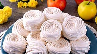 Упрощенный рецепт яблочного зефира ???? Домашний зефир из яблочного пюре на агар-агаре!