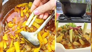 САМОЕ ВКУСНОЕ АЗУ ПОД СОУСОМ❤️ТАТАРСКОЕ БЛЮДО/Рецепты на бис от Алены