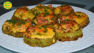 КАБАЧКИ ЗАПЕЧЕННЫЕ В ДУХОВКЕ ПОД СЫРНОЙ НАЧИНКОЙ/#irinashparko