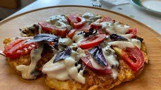 СЫРНАЯ ЛЕПЕШКА НА СКОВОРОДЕ ЗА 5 МИНУТ НЕРЕАЛЬНО ВКУСНО И БЫСТРО, РЕЦЕПТ ПРОСТО БОМБА! СЫРНАЯ ПИЦЦА