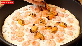 ПИЦЦА за 5 МИНУТ на КЕФИРЕ без ДУХОВКИ! ПРОСТОЙ рецепт БЕЗ РАСКАТКИ коржей на СКОВОРОДЕ