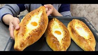 ГРУЗИНСКАЯ КУХНЯ ИЗУМИТЕЛЬНЫЕ ХАЧАПУРИ ПО-АДЖАРСКИ ЛУЧШИЙ РЕЦЕПТ ПОДСМОТРЕЛА У ГРУЗИНСКОГО ПОВАРА