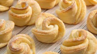 Лёгкий Рецепт ТВОРОЖНОГО Печенья! Печенье из ТВОРОГА "Розочки" – вкусное и нежное!