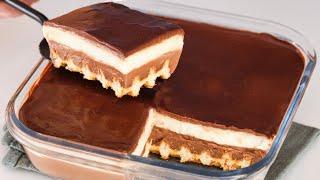 Neues Dessert in 5 Minuten! Das ist das Beste, was ich je gegessen habe! Ohne Ofen, Kondensmilch!