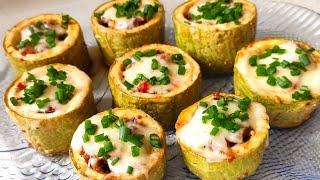 Фаршированные кабачки в духовке | Очень вкусный рецепт | кабачки рецепты