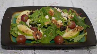 Waldorf Salad - Simple and Refreshing! Простой, освежающий и диетический Вальдорфский салат.