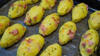 Забытый РЕЦЕПТ 80-х годов! КАРТОШКА + КОЛБАСА! Необычный ужин или перекус из картошки с колбасой