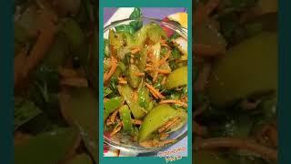 Зелёные Помидоры по Корейски Быстрого Приготовления