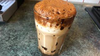 #shorts Как сделать холодный кофе фраппе Рецепт айс латте