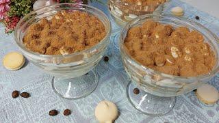 Тирамису с Ленинградским печеньем. Ничем не уступает десерту с савоярди.