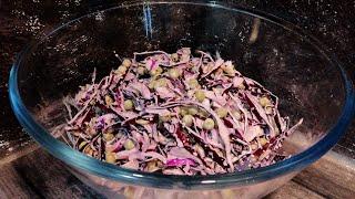 Когда в доме есть только БАНКА  ГОРОШКА и КАПУСТА за 10 минут готовлю ВКУСНЫЙ и простой САЛАТ