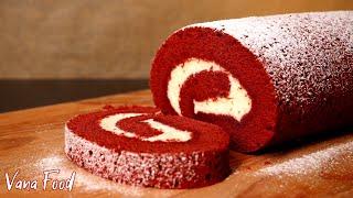 Рулет КРАСНЫЙ БАРХАТ | Очень нежный десерт к чаю!