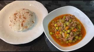 Как вкусно приготовить зелёный горошек. Простое и бюджетное блюдо.