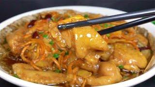 雞肉別總燉著吃了，加一把蟲草花來蒸，鮮香嫩滑一上桌湯汁都不剩，【天天相見廚房阿鵬哥】，#雞肉料理，#雞肉食譜，#雞肉的做法，#chinesefood，#家常菜，#like，#food ，#recipe