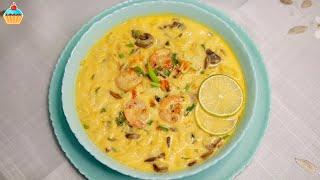 Японский суп Том Ям с лапшой Сио Рамен. Рецепт на скорую руку.