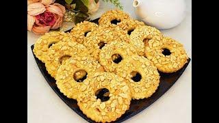 КОЛЕЧКИ С АРАХИСОМ! Песочное печенье из детства) очень простое и вкусное!