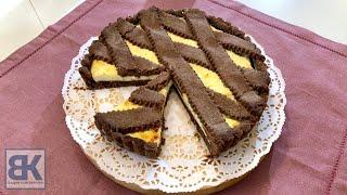 КАК ПРИГОТОВИТЬ ТВОРОЖНЫЙ ПИРОГ ИЗ ПЕСОЧНОГО ТЕСТА С КАКАО
