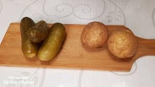 ТРИ СОЛЕНЫХ ОГУРЦА ДВЕ ВАРЕНЫЕ КАРТОШКИ БЛЮДО НА КАЖДЫЙ ДЕНЬ СЬЕДАЕМ ЗА МИНУТУ@Обо всем с Марусей