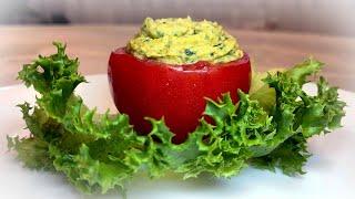 Фаршированные помидоры | Холодные закуски - Простые рецепты от ПроСто Смак