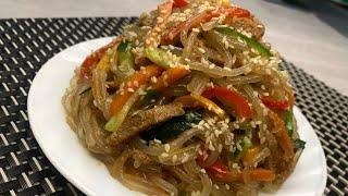 ????Фунчоза. Два блюда из одного рецепта.Как приготовить из толстой лапши‼️ #фунчоза #фунчозасовощам