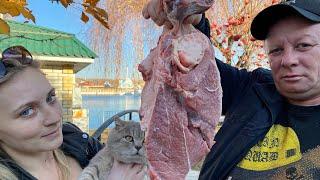 БАБУШКИН РЕЦЕПТ ‼️ Щи в 30-литровом казане на костре ????блюдо в казане☑️вкусно☑️мясо в казане