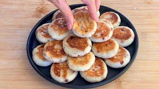 2根山藥，100克麵粉，教你做山藥小餅，柔軟香甜，做法簡單真好吃！，【麗麗廚房】，#山藥小餅的做法，#山藥小餅料理，#山藥小餅食譜，#家常菜，#美食，#cooking，#food，#Recipe