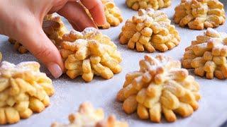 ЗНАМЕНИТОЕ ПЕЧЕНЬЕ "ХРИЗАНТЕМЫ" за считанные минуты! Нежное, рассыпчатое и вкусное! Без мясорубки!!!