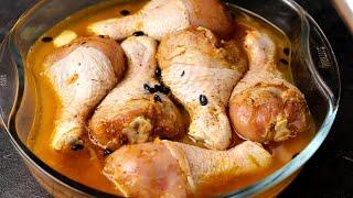 Приятный ужин для всей семьи! Очень вкусный рецепт куриных ножек на рисовой "подушке"!