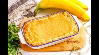 Пирог с банановым кремом