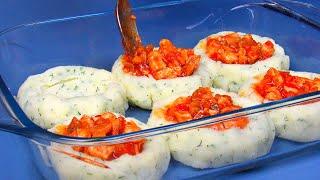Картофельные Гнезда С Вкусной Сочной Начинкой. Вкусное ГОРЯЧЕЕ БЛЮДО на ужин. Простой РЕЦЕПТ