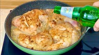 БОЖЕСТВЕННАЯ курица с картошкой в соусе на сковороде за 30 минут. Вкусный и Простой Ужин без возни!