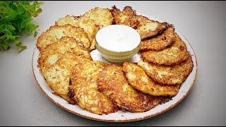 Эта закуска из КАРТОШКИ СТАНЕТ ВАШЕЙ ЛЮБИМОЙ, если правильно готовить! ИДЕАЛЬНЫЕ ДРАНИКИ без муки
