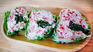 Рулетики из пекинской капусты с начинкой рецепт | Блюда на Новый год 2021