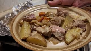 Большая Дегустация Обжор Картошки с Мясом Огурцов Халапенье и т.п. 2022 Мукбанг