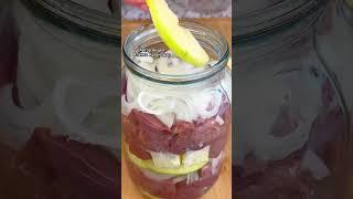 Печень с яблоками в банке Дети всегда просят добавки #рецепт #recipes #печень